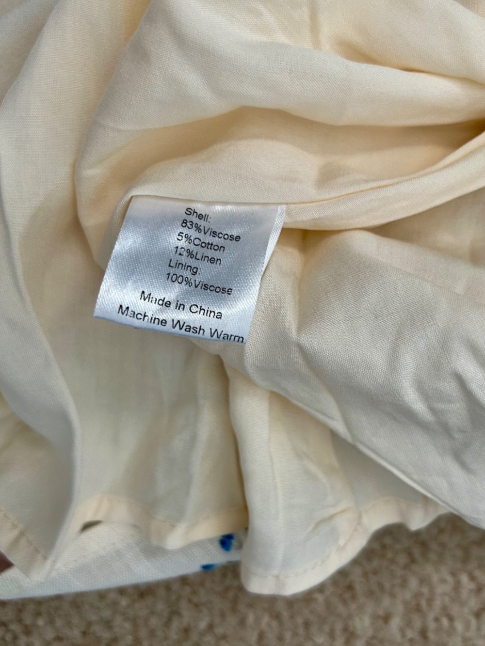 Petal & Pup Size Large NEW Amora Strapless Maxi Dress Bump Friendly Linen blend - Picture 4 of 9